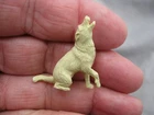 MARX ALASKA plastic playset howling WOLF figure, circa 1958