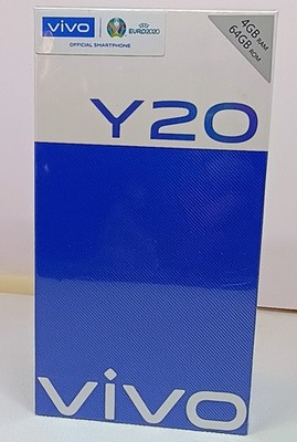 VIVO Y20 model V2027 4GB RAM 64GB ROM OBSIDIAN BLACK GSM Unlocked Smartphone NIB