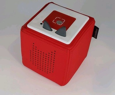 Tonies Toniebox Audio Box Player Light Red Story Book Reader No Charger Worntop