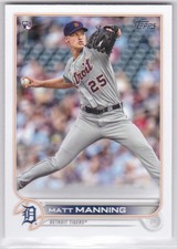 2022 Topps Baseball Matt Manning RC #31