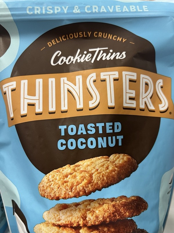 Thinster's Toasted Coconut Cookie (19 Oz) Pack of 2