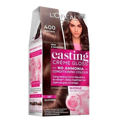 L'oreal Paris Casting Creme Gloss Semi-permanent Hair Color 400 Brown Color AUS