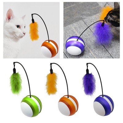 Smart Cat Ball Roboter Feder Spielzeug Welpenjäger Haustiere fangen