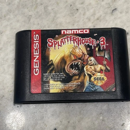 Splatterhouse 3 for Sega Genesis Authentic Tested Working Namco Japan