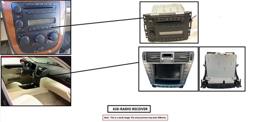 RADIO RECEIVER W/DISPLAY *BOX* OEM 2023 HYUNDAI SONATA 1YR WRNTY 96560L1CT0SSW
