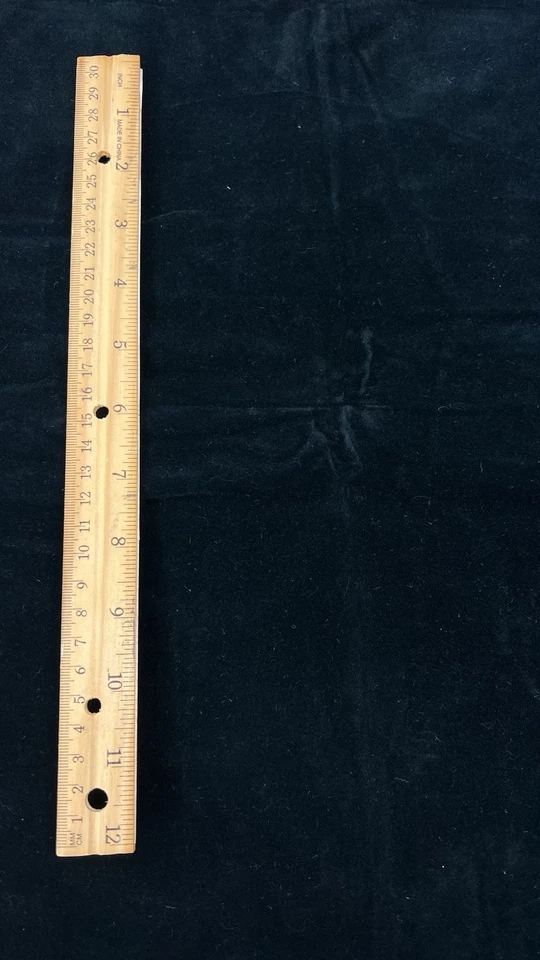 VTG Dark Green Velvet Velour Polyester Fabric 1 Yard 44" Wide Low Pile Unbranded - Image 2 of 4