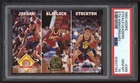 New ListingPSA 10 1993 NBA Hoops #289 MICHAEL JORDAN/BLAYLOCK/JOHN STOCKTON Gem Mint Card