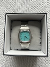 Timex 1983 E Line Automatic Watch 34mm Stainless Steel Expansion Band Reissue.