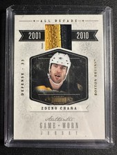 2010 11 Dominion All Decade Team Jersey #17/25 Zdeno Chara HOF