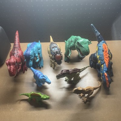 Lot Of ZURU Robot Dinosaurs w/ Sounds and Glow Scars (9 Toys