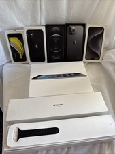 5 iPhone BOXES ONLY 11, 12 Pro Max, 13 Pro Max, 15 Pro Max, SE, iPad Air Watch 3