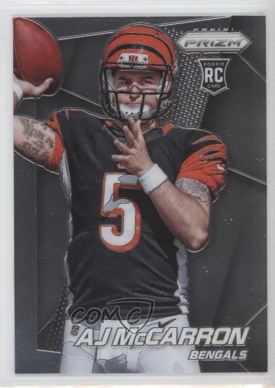 2014 Panini Prizm AJ McCarron (Mid Throw) #293 7l6