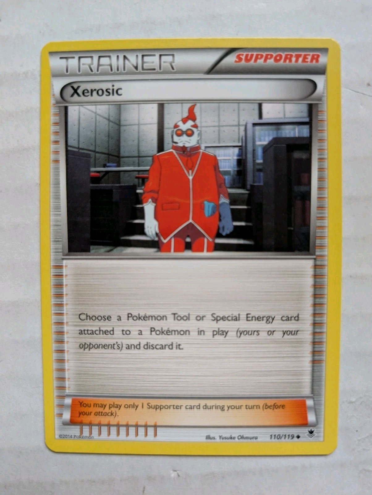 Pokemon TCG Xerosic XY Phantom Forces 110/119 Regular Uncommon Card NM