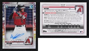 2020 Bowman Chrome Prospect Auto Refractor /499 Wilderd Patino #CPA-WP Auto