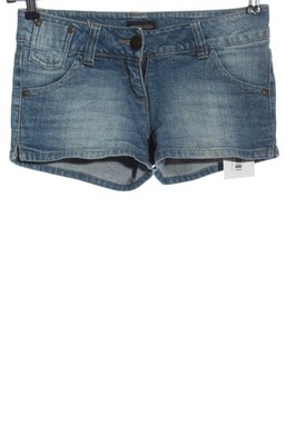 FLASH LIGHTS Jeansshorts Damen Kurze Hose Gr. DE 34 blau Casual-Look