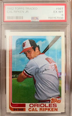 Cal Ripken Jr #98T Orioles 3rd Base 1982 Topps Traded Rookie Card