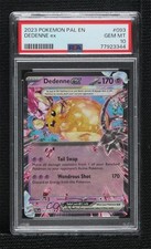 Dedenne ex Pokemon Scarlet & Violet Paldea Evolved PAL PSA 10 GEM MT