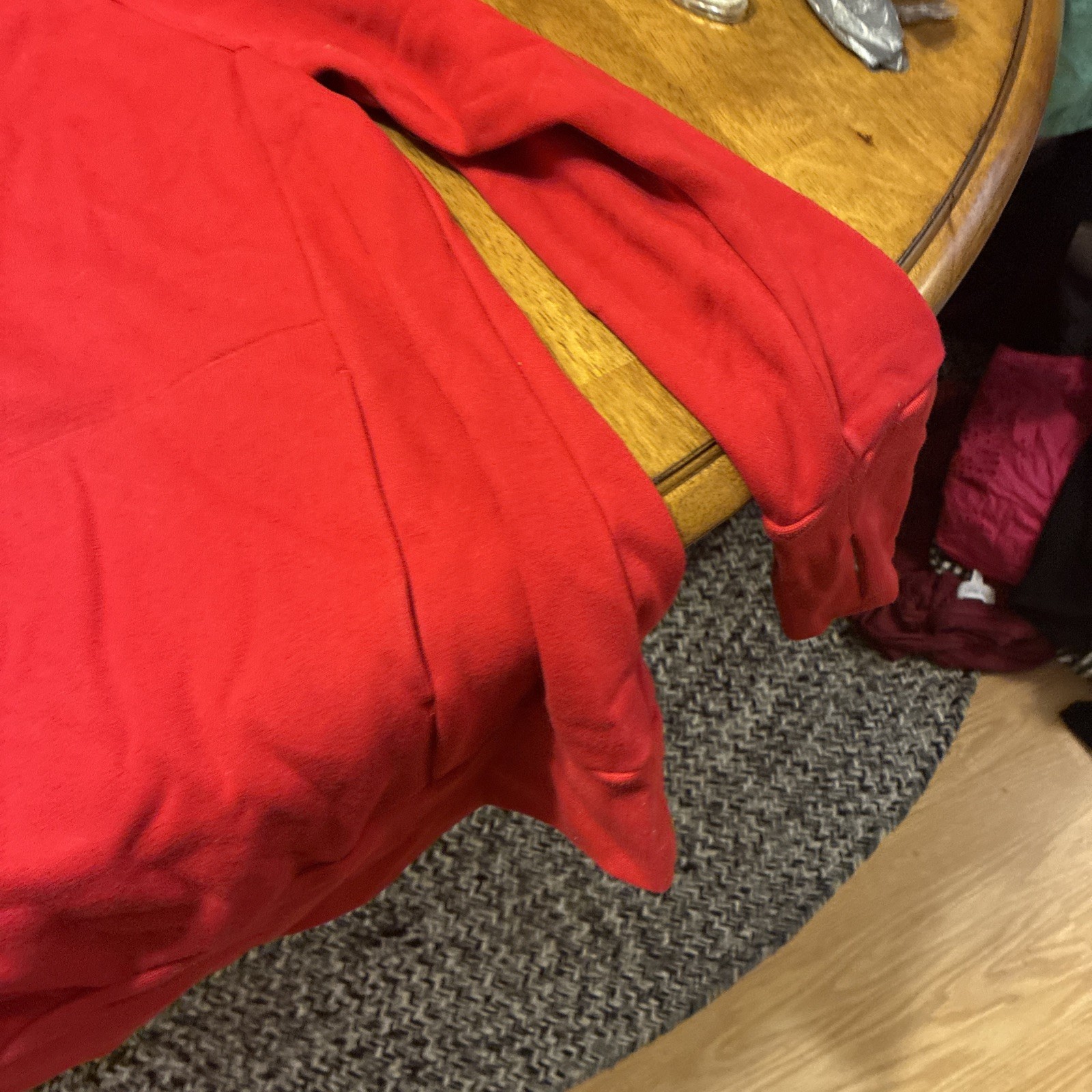 Fabletics Red Jacket  Large Half Zip Performance … - image 8