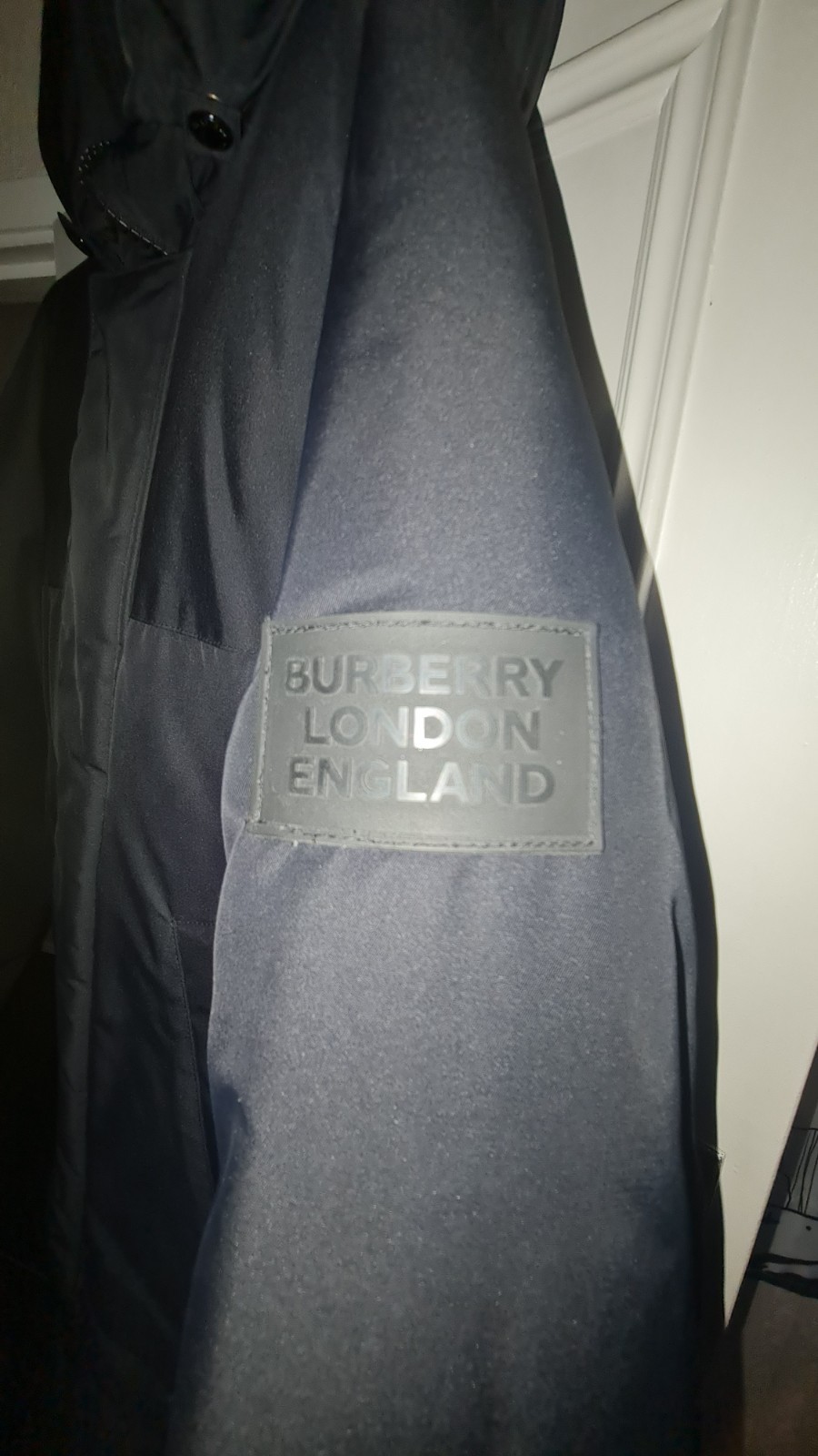 Burberry Adjustable Puffer Jacket, Size M, Blue-Black, Brand New, RRP £1590 image 2