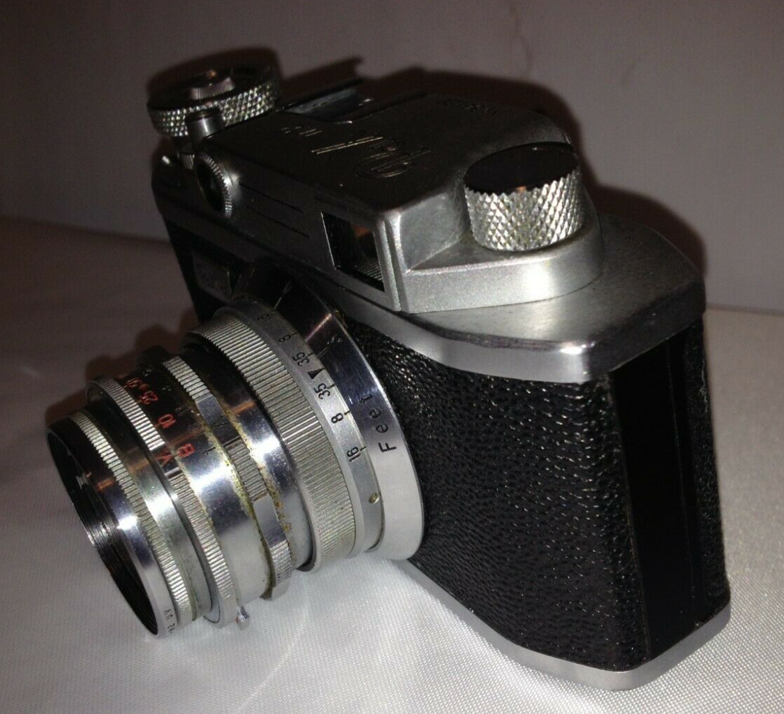 PAX M2 35mm Camera w/ Luminor Anastigmat 1:3.5 f45mm Lense Leather