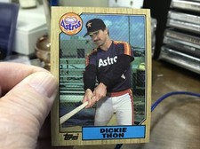 1987 Topps Baseball DICKIE THON FROM VENDING # 386