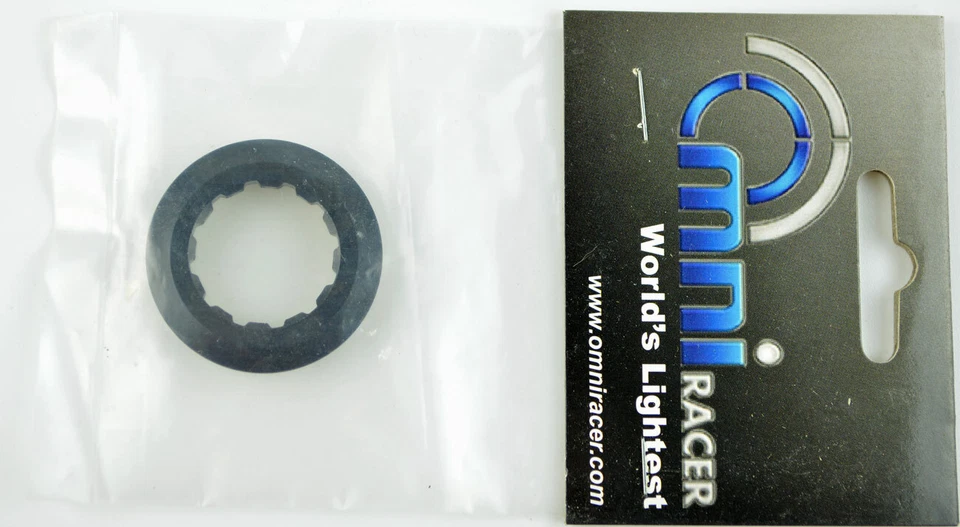 Anillo de bloqueo de casete OMNI Racer Worlds más ligero para Sram, Shimano: 12/13T NEGRO Foto 3 de 4