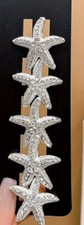 Crystal starfish hair clips-SET OF 5