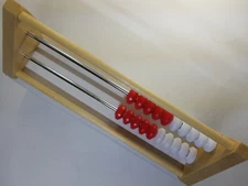 20 Bead Wooden Sensory Rekenrek, Abacus for Kids Math, Math Manipulatives 