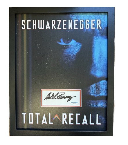 Arnold Schwarzenegger Autographed TOTAL RECALL SIGNED 11x14 Frame Photo ACOA