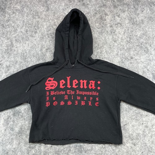 Selena Sweater Womens Medium Black Red 