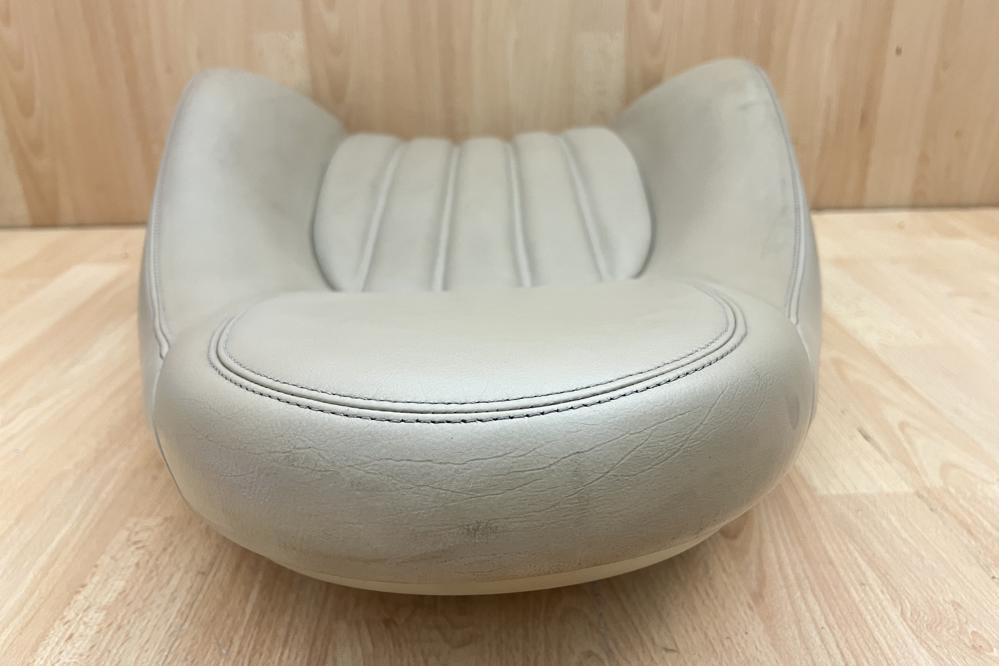 FRONT SEAT BACK SQUAB LEATHER COVER CASHMERE Jaguar XK8 XKR 19962000