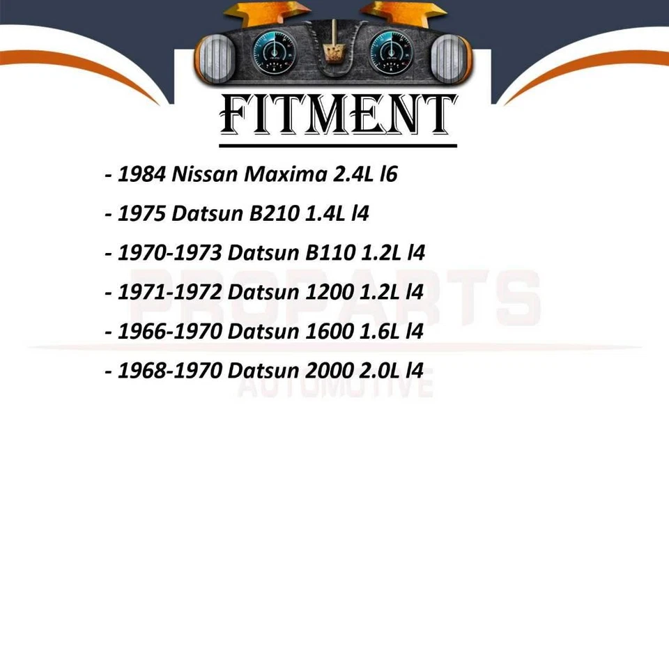 Manguera de freno trasera Sunsong 2x para 1968 1969 1970 Datsun 2000 2,0 L Foto 2 de 4