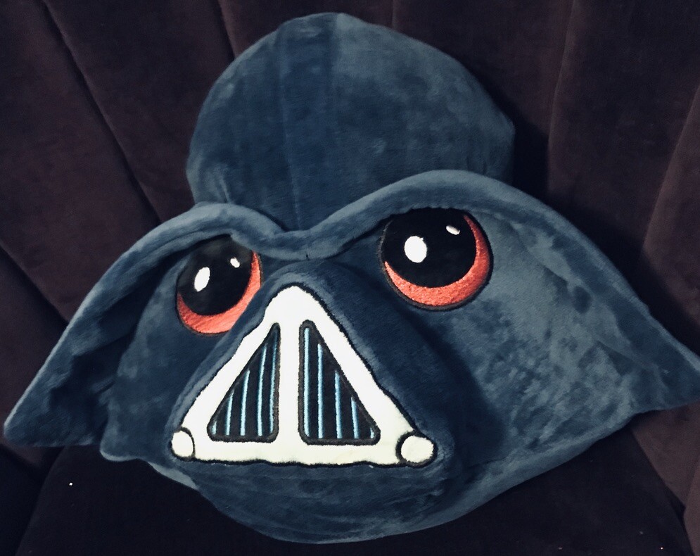 Collectible Angry Birds Star Wars Plush Pillow Decor Dark Blue