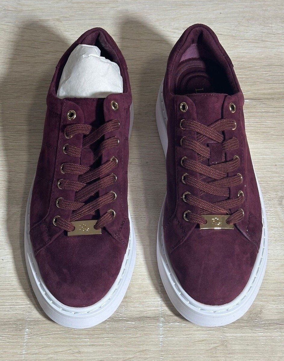 NWB Polo Ralph Lauren Womens Shoes Burgundy 6B Suede