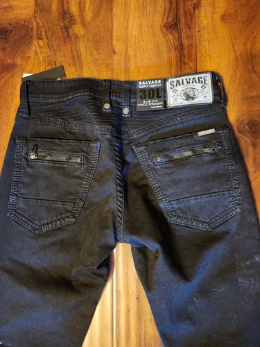 NWT Men's Salvage Slim Straight Jeans Size 30x34 - Picture 2 of 6