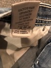 Bke Mens Jeans Tyler Straight Size 34L Light Wash Distressed Thick Stitch — photo 8
