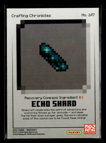 2024 Panini Minecraft - White Base Cards #1-#221 - Updated 7/2 - Picture 295 of 443