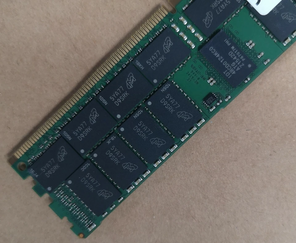 MT Micron 32GB DDR4 2400 Server RDIMM RAM 2Rx4 PC4-19200 36ASF4G72PZ-2G3A1 288p - Image 3 of 4