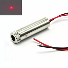 650nm 200mW Rote fokussierbare Punktlaserdiode Modul 12x45mm Treiber 5V