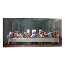 Canvas Prints the Last Supper by Leonardo Da Vinci Classic Art Reproductions Art