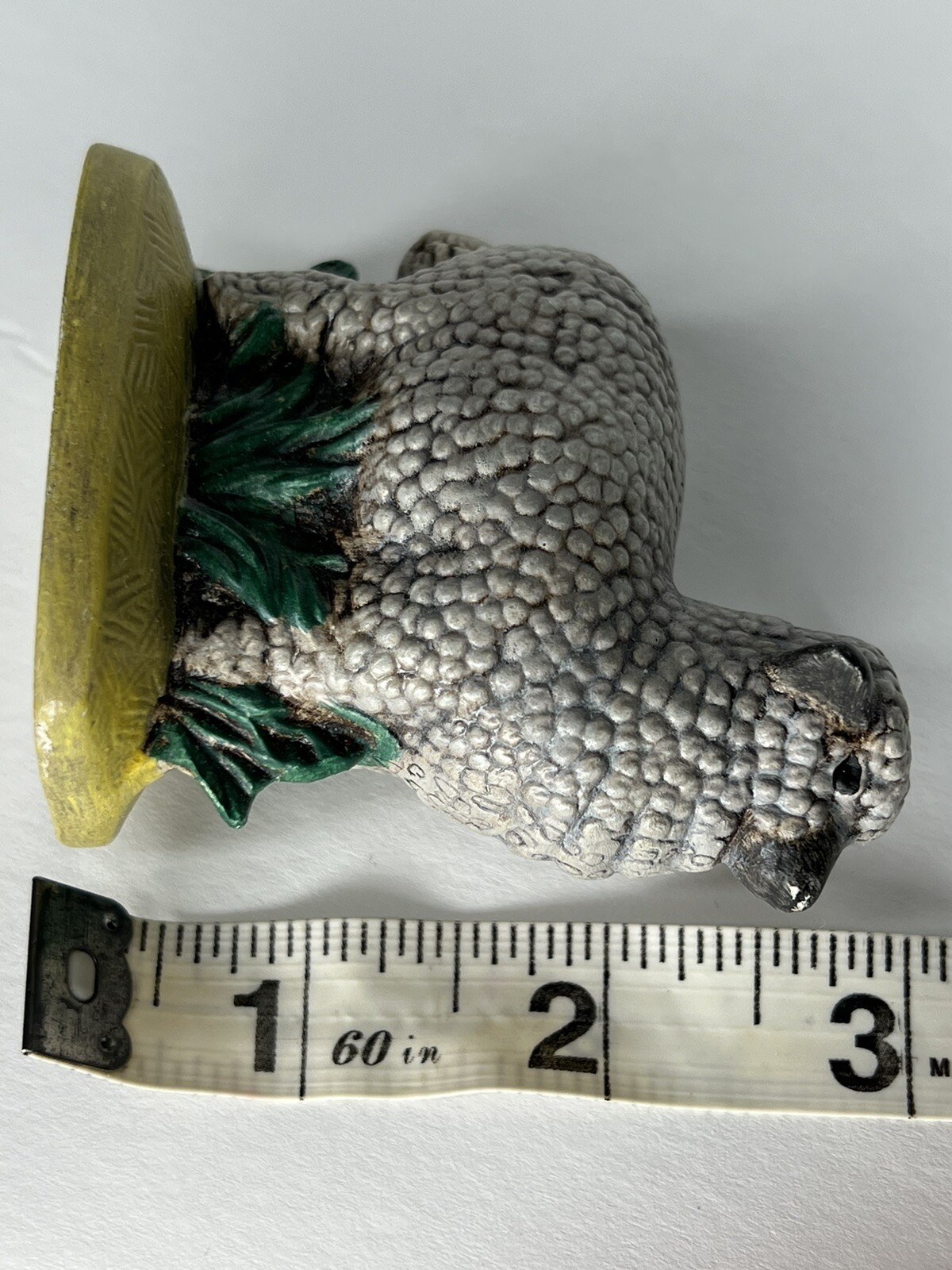 Vintage Hand Painted Byron Molds 1973 Ceramic Sheep In The Pasture Figurine