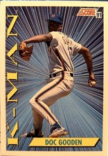 Doc Gooden Fleer 1991 Score K-man