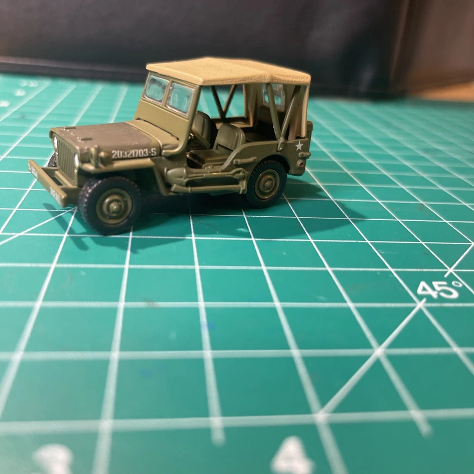 Military Sale!   Johnny Lighting Army Willys  Army Jeep - Image 3 of 4