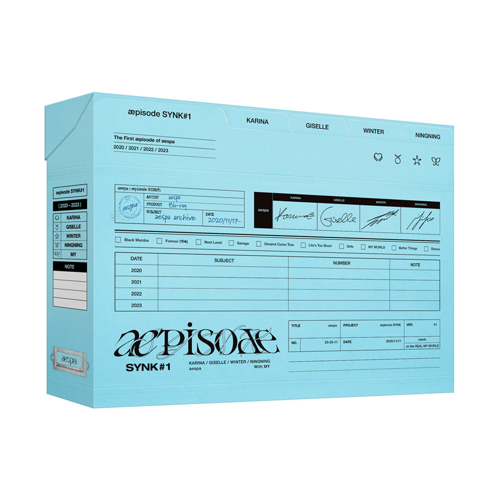 aespa aepisode SYNK #1 Blu-ray アルバム aespa æpisode SYNK#1 Blu-ray 4Discs+Photobook+Photocard+Etc+
