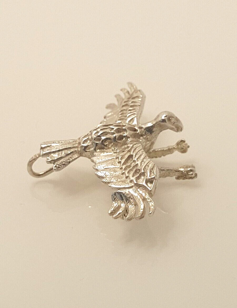 Gorgeous Solid Flying Eagle Design Brooch cum Pen… - image 10