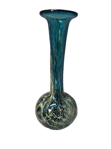Mdina Glass MALTA｜マルタ製 アートガラス皿 Vintage MDINA GLASS Small Art Glass Vase ~ Made in Malta ~ Signed