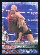 2017 Topps WWE Road to Wrestlemania The Rock Defeats Erick Rowan #65