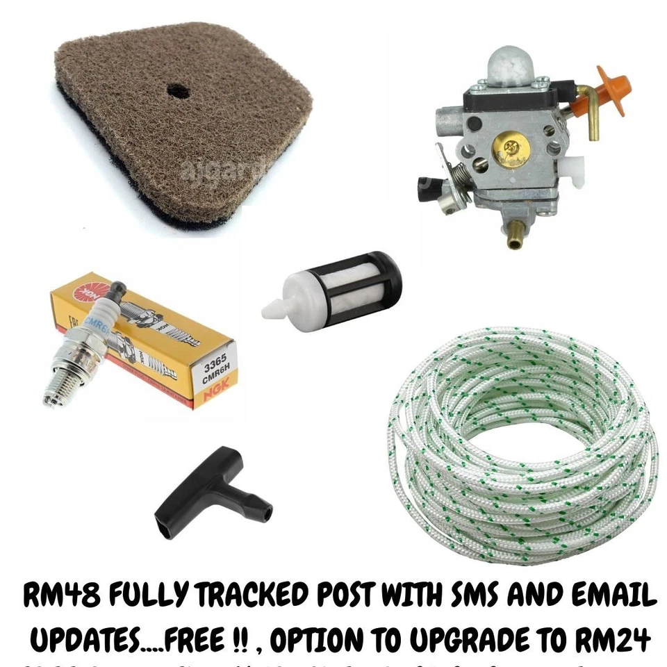 SERVICE KIT FITS STIHL FS83, FS83T, FS90, FS90R, FS100, FS100R, CARB AIR FILTER - Image 3 of 4