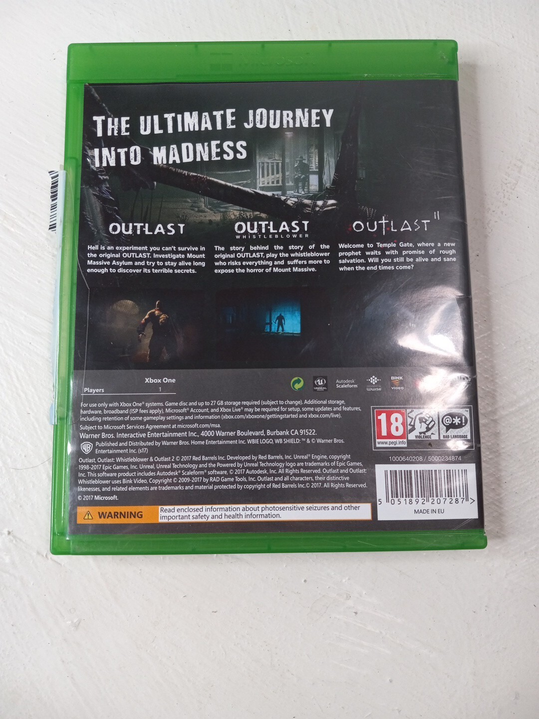 Outlast Trinity [Xbox One] eBay