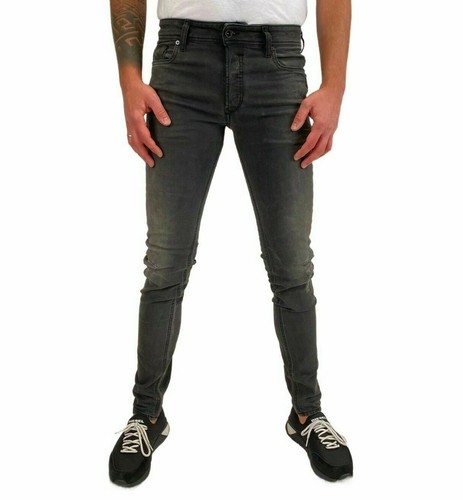 DIESEL SLEENKER 0676P Stretch Slim Skinny Jeans Grey Size W27 W28 W29 W30  W38 | eBay